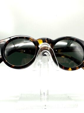 J.Crew Perry Sunglasses Tortoise Shell Round Frame Green Lens BQ238 PP4911